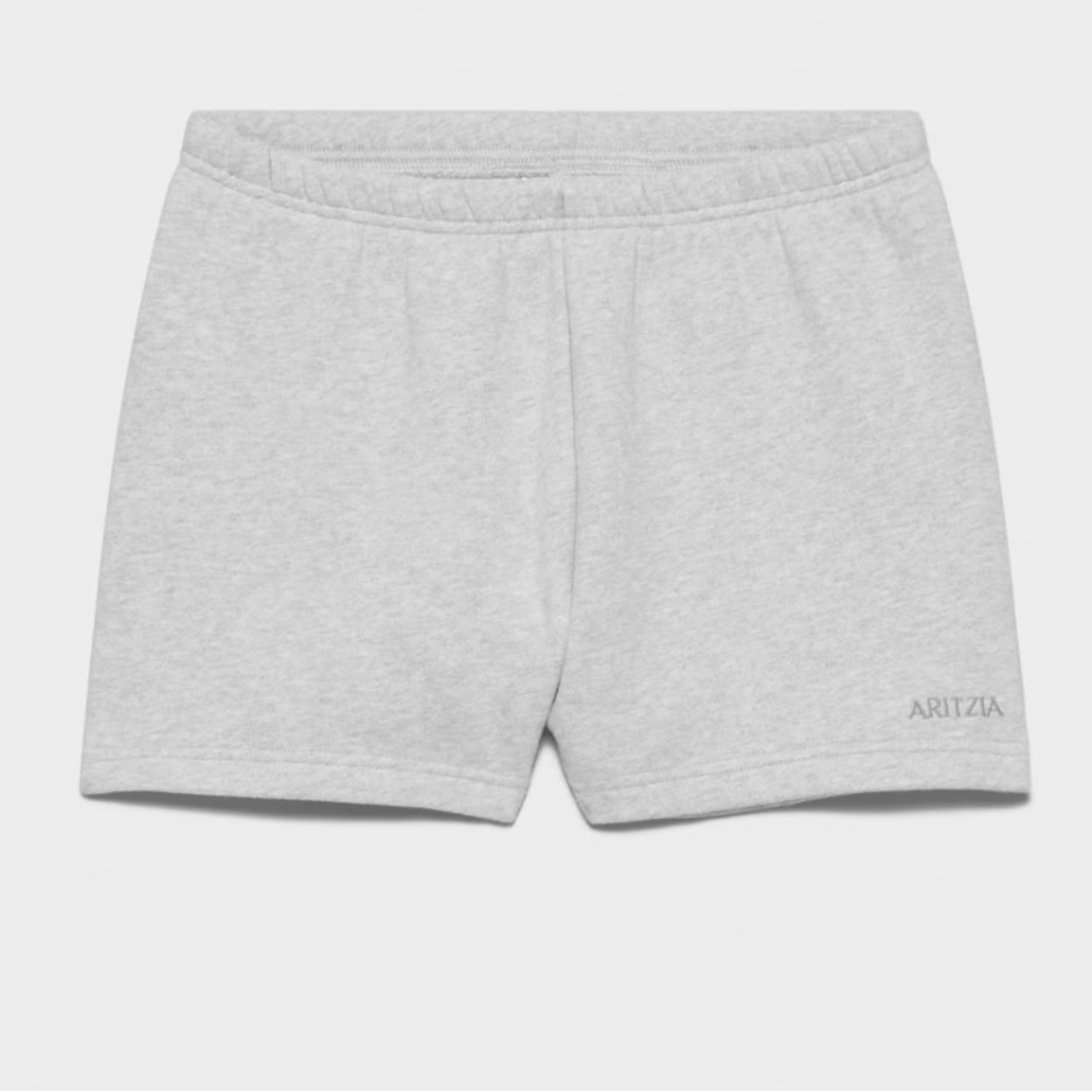Aritzia color villa pink Cozy Fleece Perfect Hi-Rise Mini Sweat-short 6296 - Picture 5 of 7